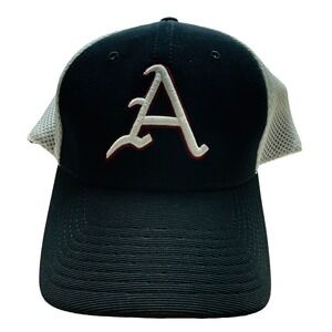 Arkansas Razorbacks Hat Houndstooth Black Embroidered Logo Mesh Stretch OS NWOT